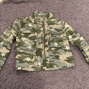 Gap camo star denim jacket